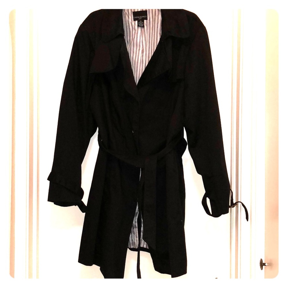 Black trench coat